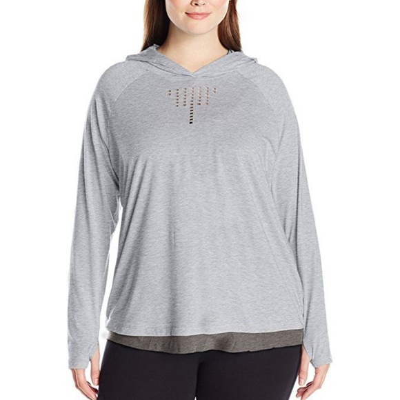 Nanette Lepore Plus Hooded Top Active Hoodie 1X - Picture 5 of 7